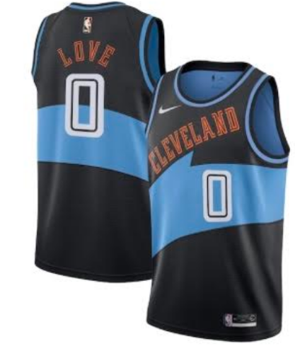Men's Cleveland Cavaliers #0 Kevin Love Black/Blue Stitched Basketball Jersey Men's Cleveland Cavaliers #0 Kevin Love Black/Blue Stitched Basketball Jersey